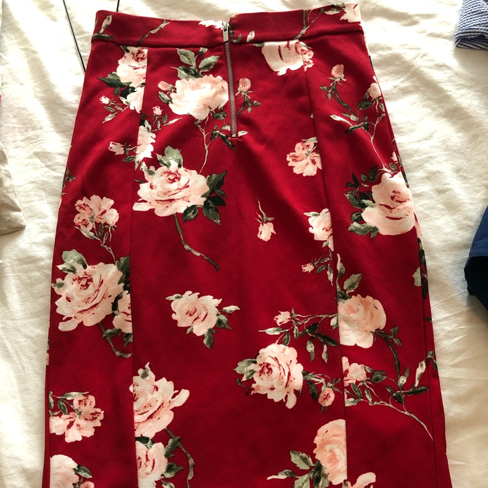 High waisted skirt
